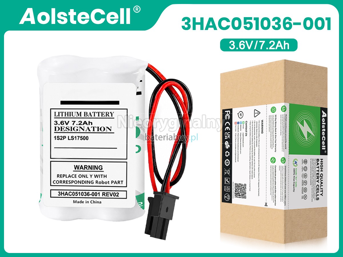 Bateria do Robot ABB 3HAC051036-001