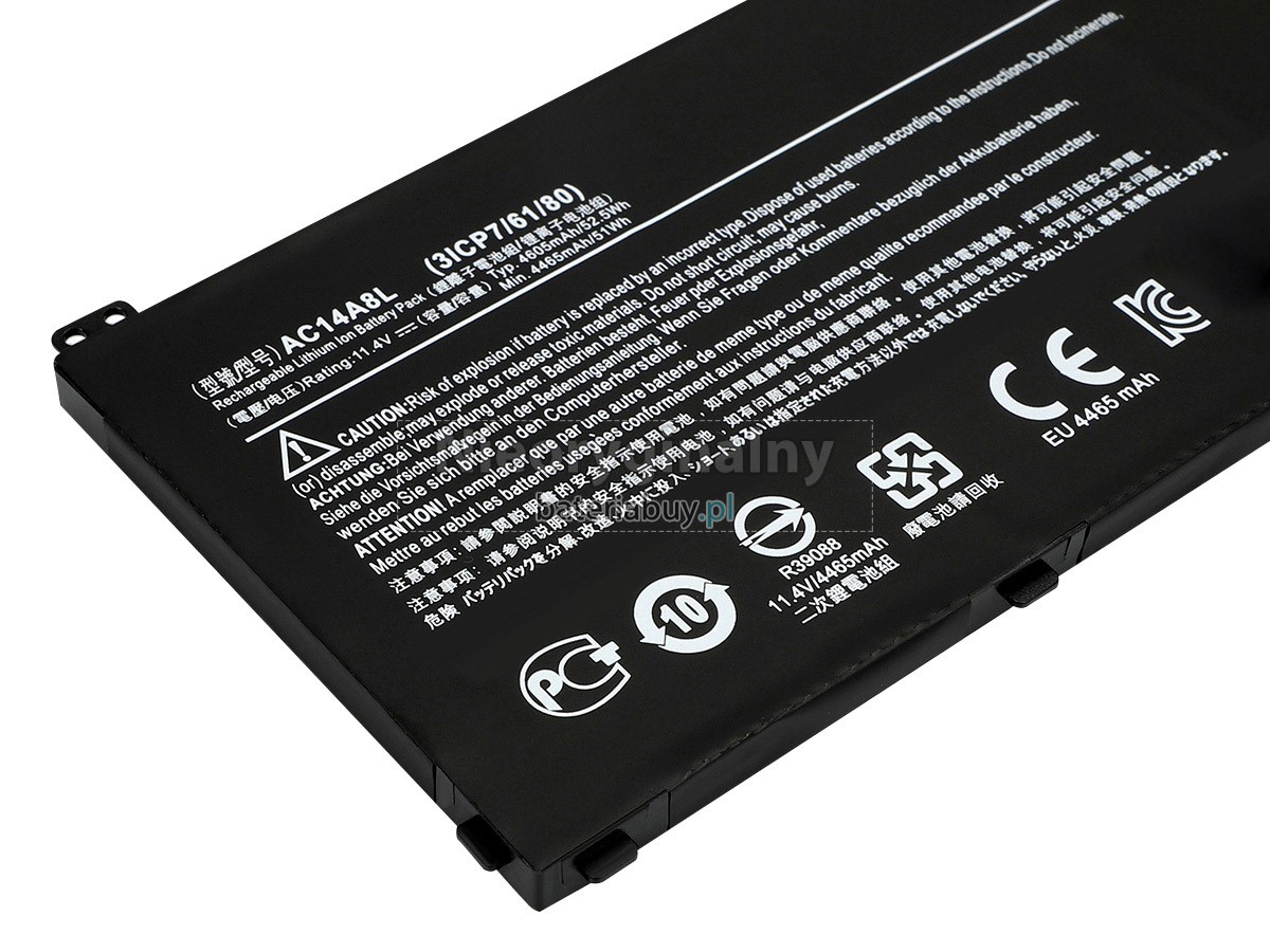 Acer SPIN 3 SP314-51-565W batteria