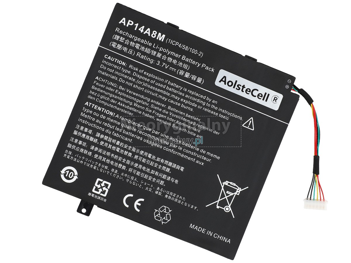 Acer SWITCH 10 SW5-015-16RW batteria