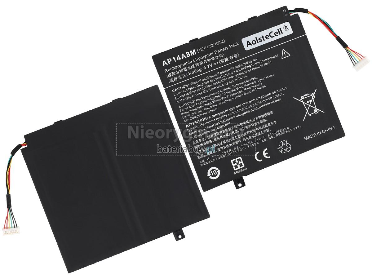 Acer SWITCH 10 SW5-012-13DP bateria