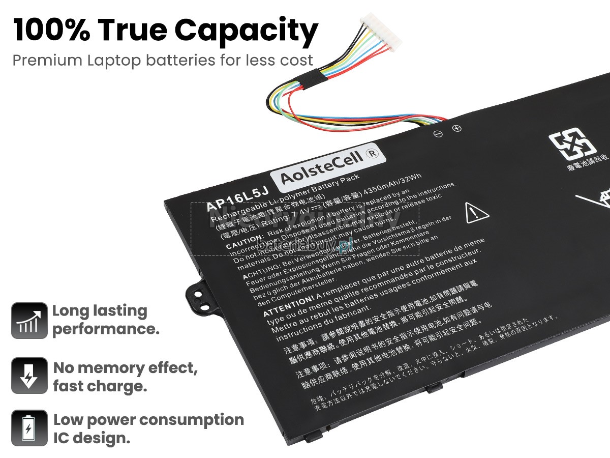 Acer Chromebook SPIN 513 R841LT-S40L bateria