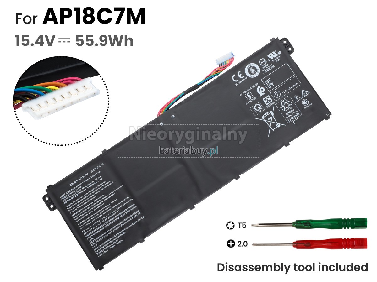 Acer SWIFT 5 SF514-55T-55WL batteria