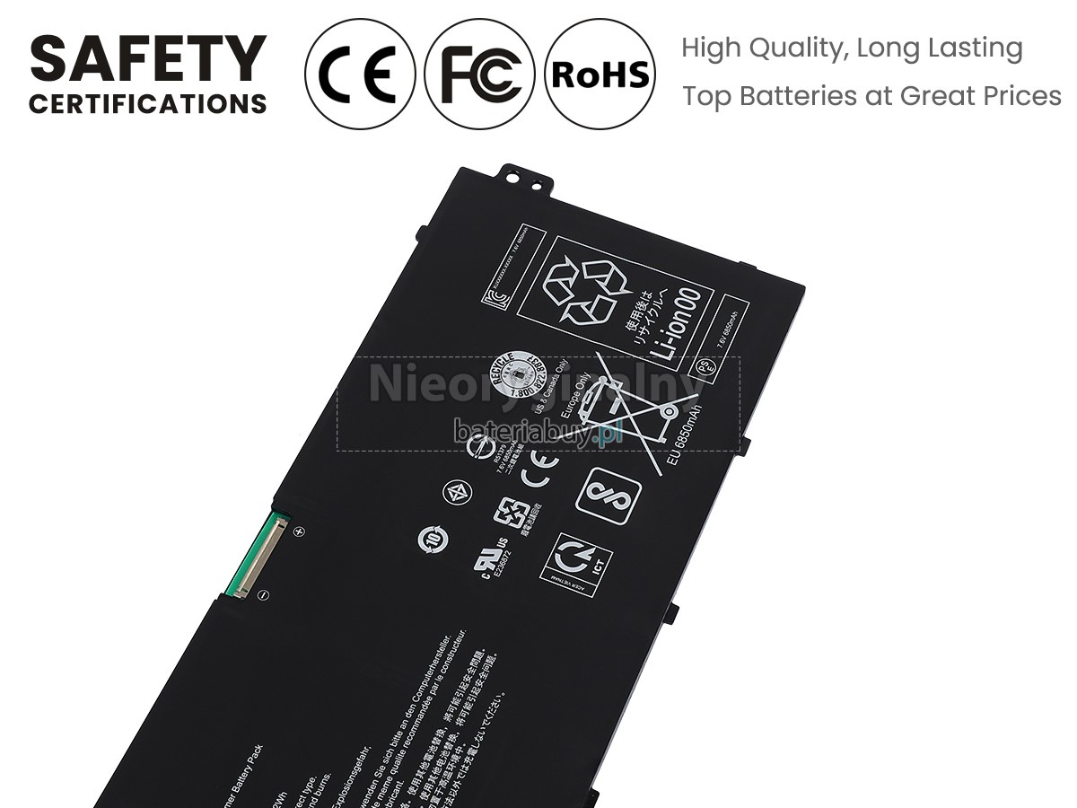Acer SPIN 7 SP714-61NA-S1U9 bateria