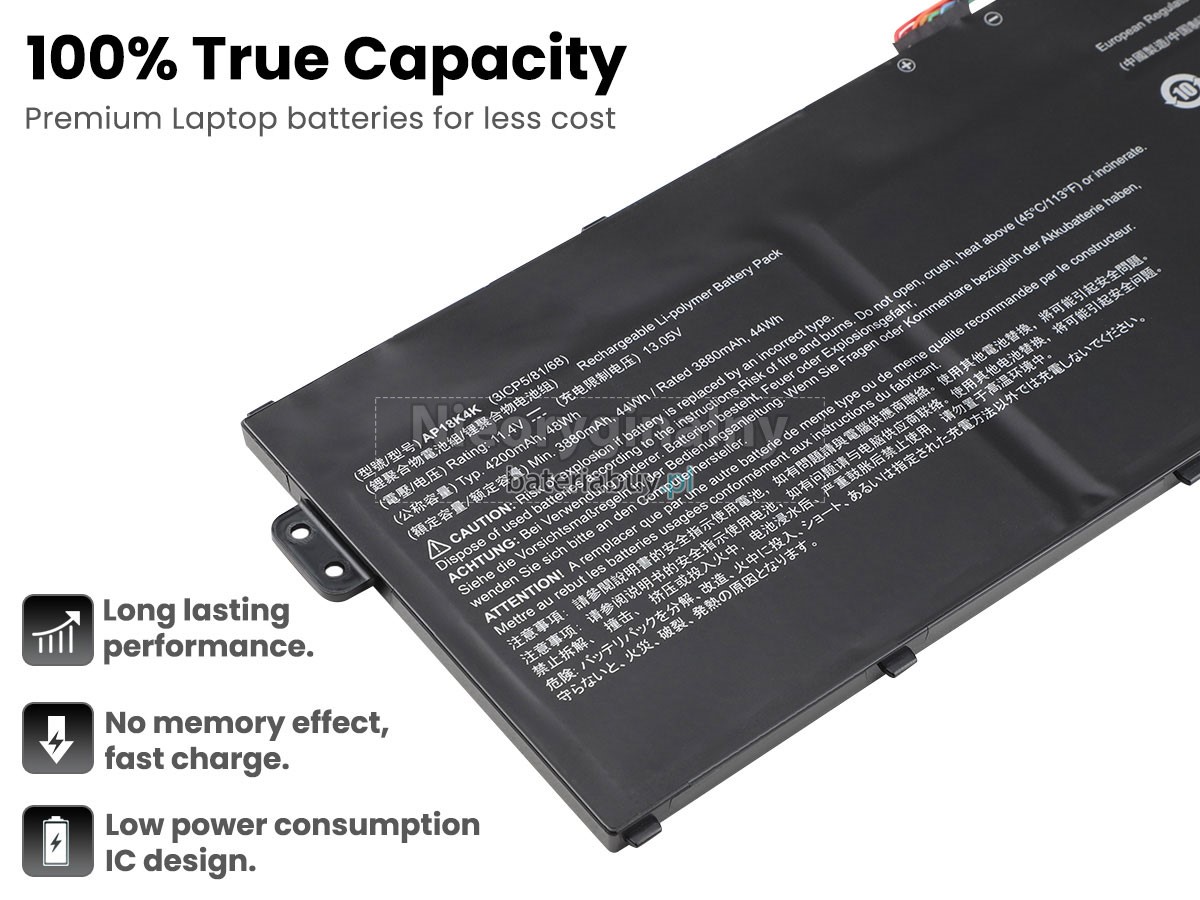 Acer Chromebook SPIN 311 R721T-23V7 batteria