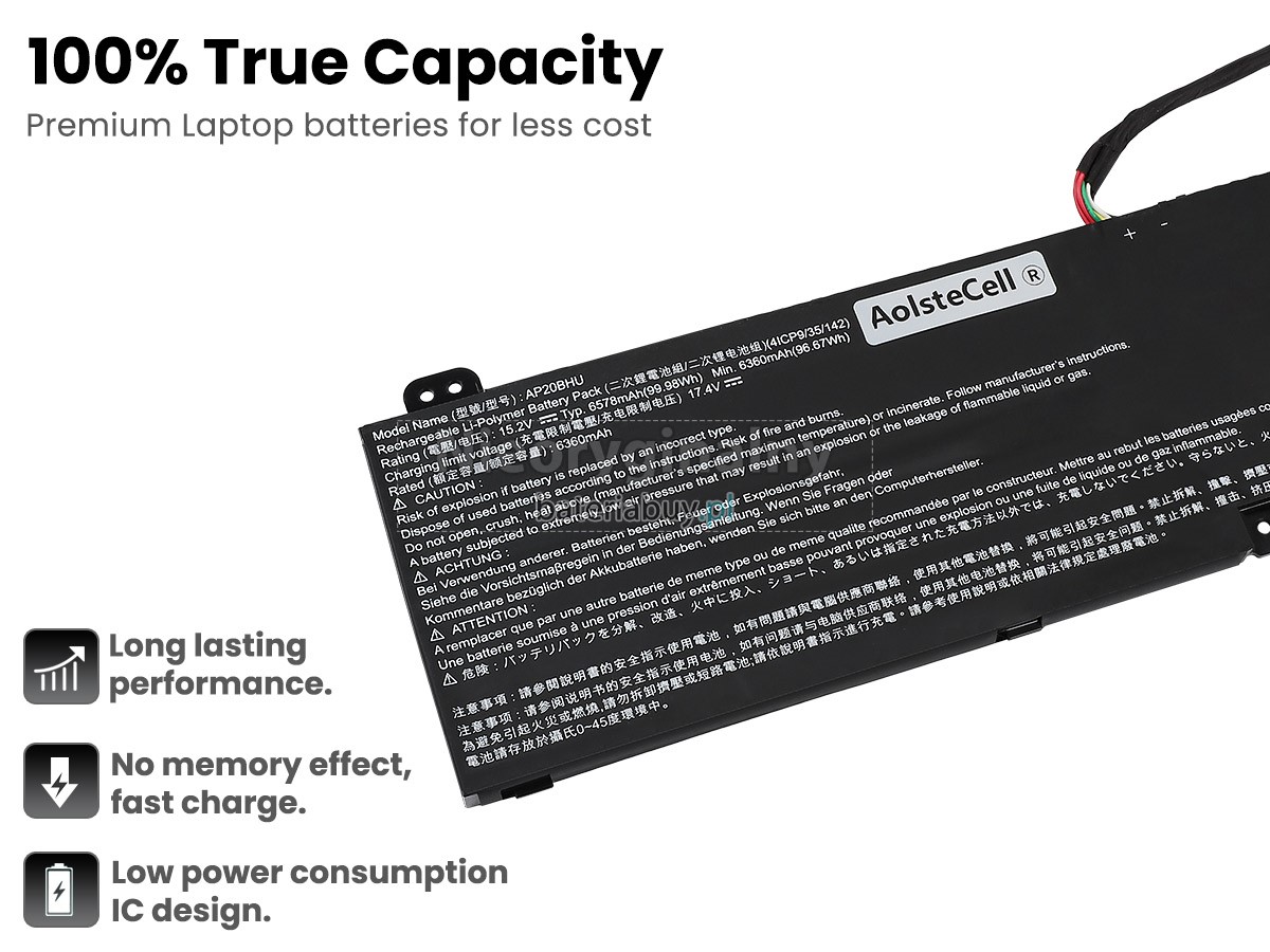 Acer Predator TRITON 500 PT516-51S-78HX batteria