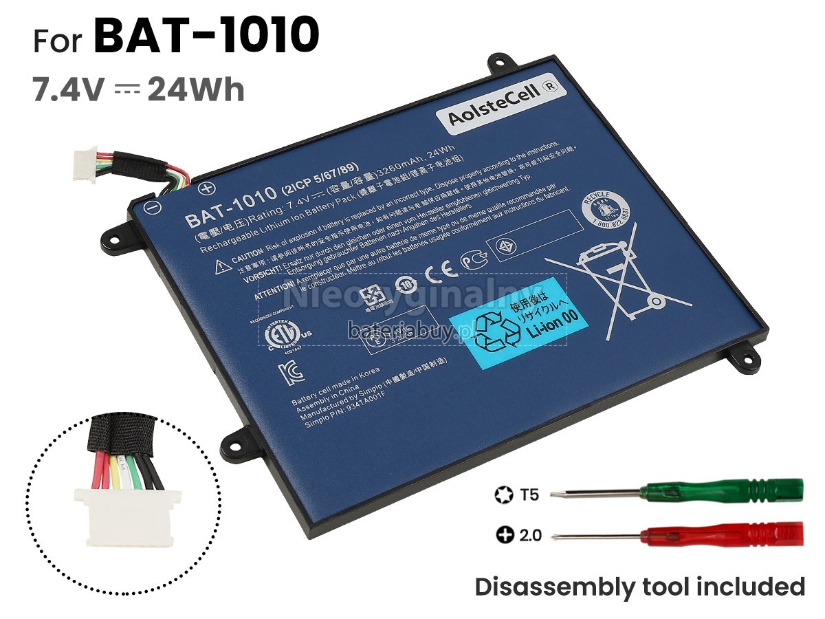Acer BAT-1010 batteria