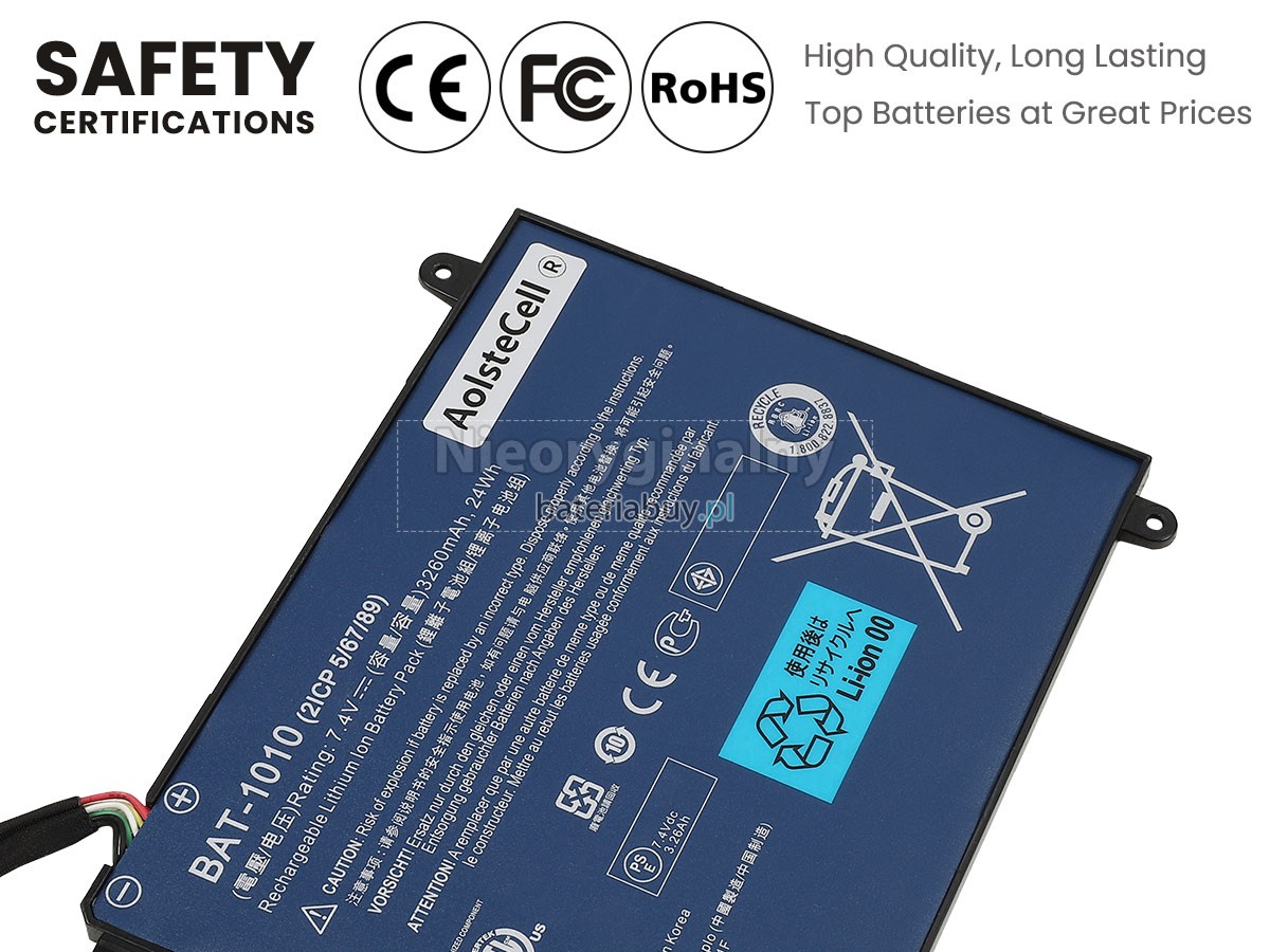 Acer Iconia A500-10S32 batteria