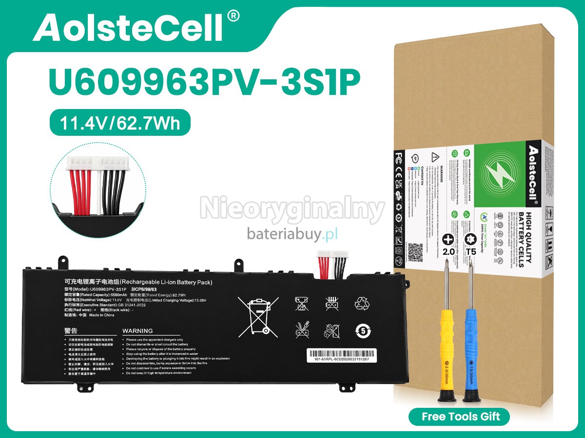 Bateria do Laptop Acer U609963PV-3S1P