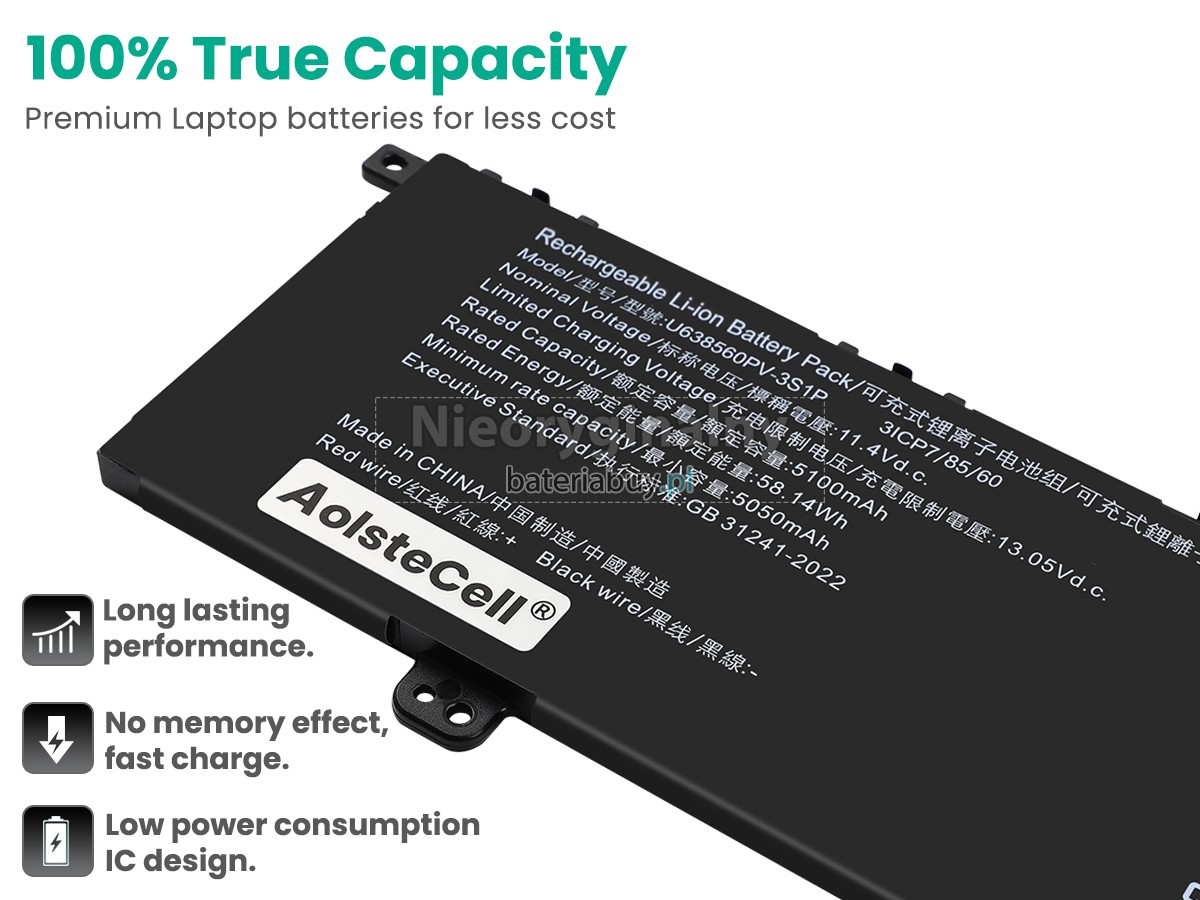 Bateria do Laptop Acer U638560PV-3S1P
