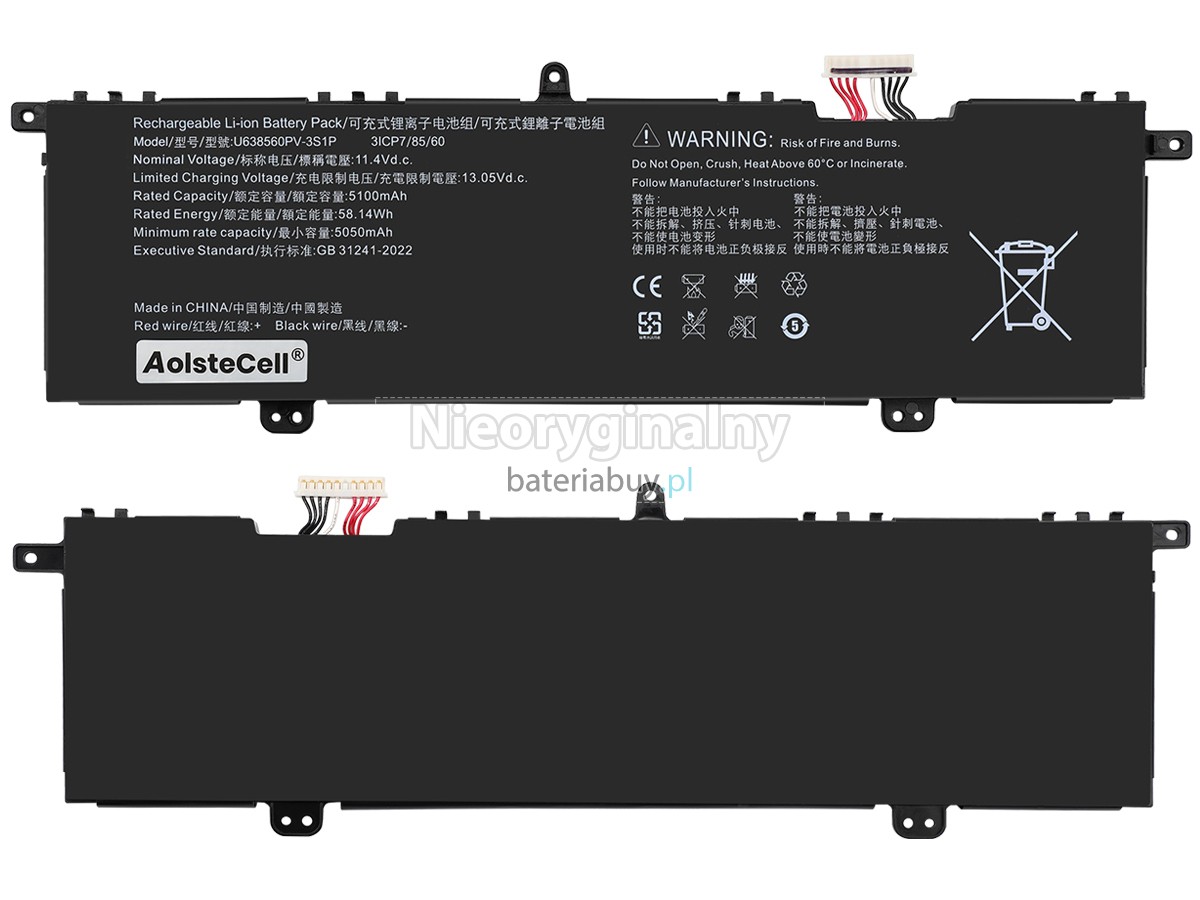 Bateria do Laptop Acer U638560PV-3S1P