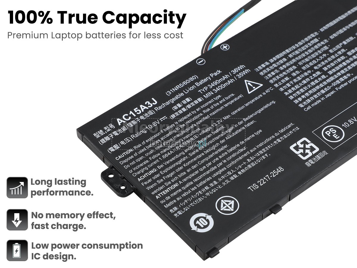 Acer Chromebook SPIN 11 CP311-1HN-C5SC batteria