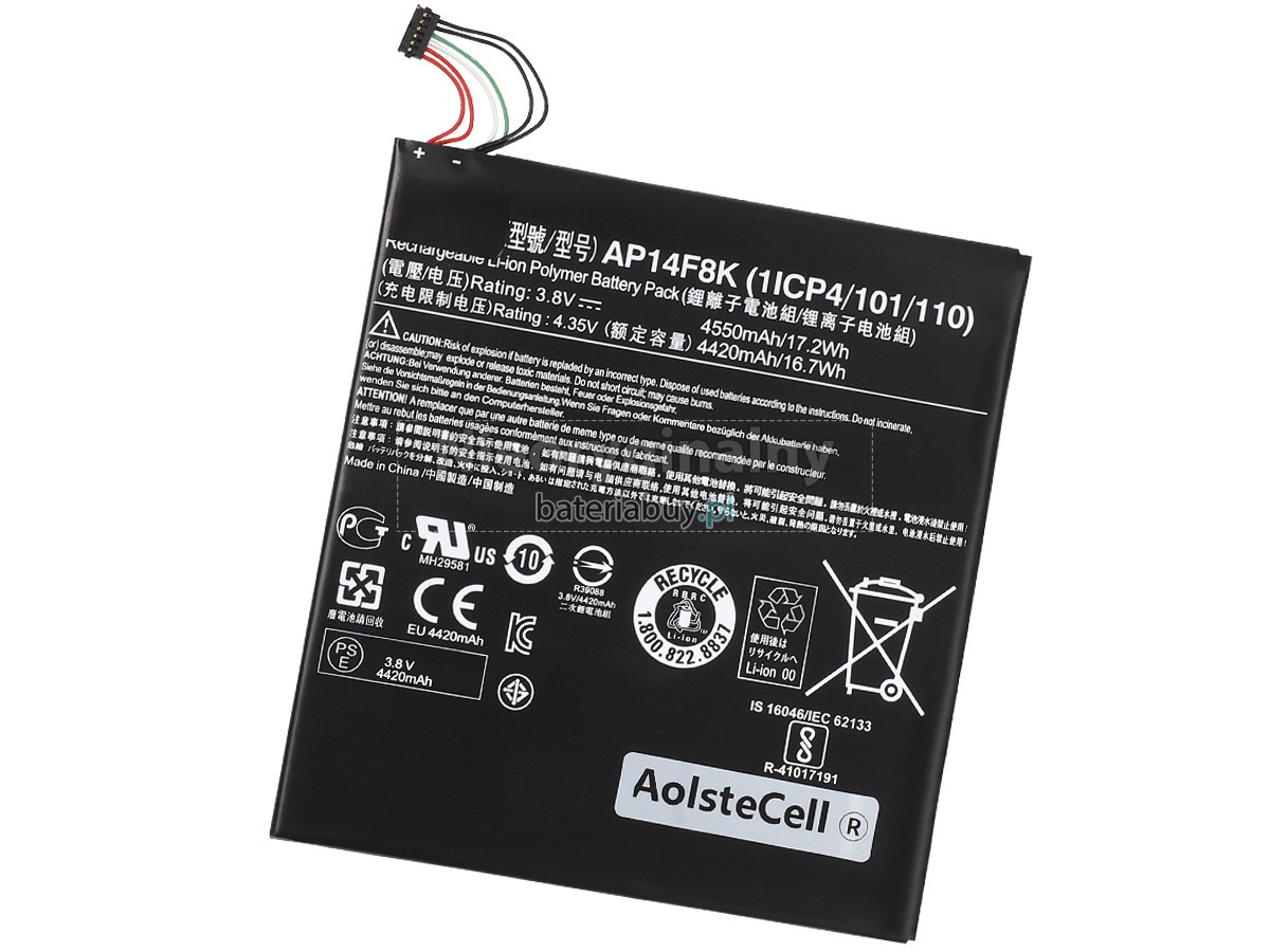 Acer Iconia Tab A1-850 batteria