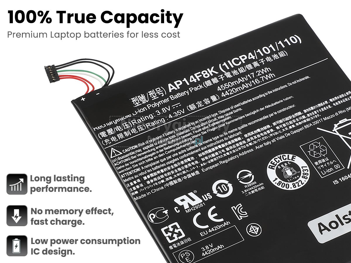 Acer AP14F8K(1ICP4/101/110) batteria