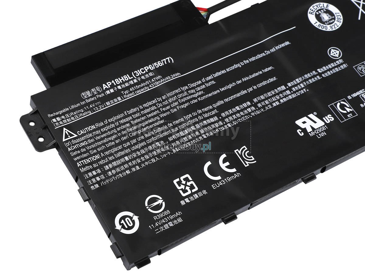 Acer TravelMate P2 TMP214-51G batteria