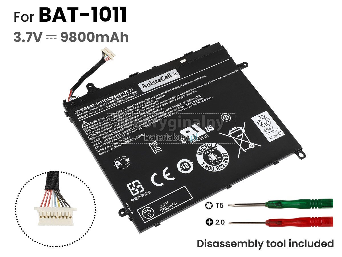 Acer BAT-1011(1ICP5/80/120-2) batteria