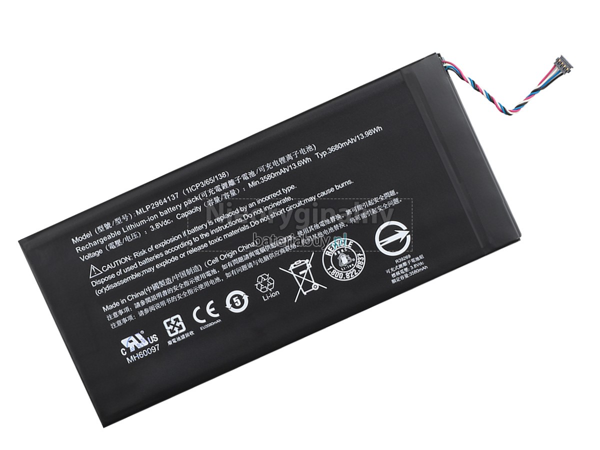 Acer Iconia One 7 B1-730 bateria