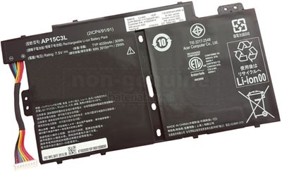 4030mAh Acer AP15C3L Bateria