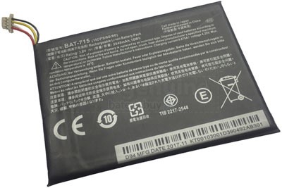2640mAh Acer BAT-715(1ICP5/60/80) Bateria