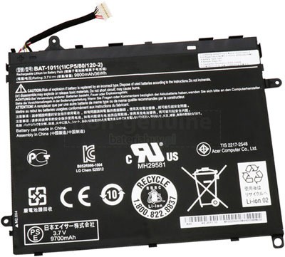 9800mAh Acer 1ICP5/80/120-2 Bateria
