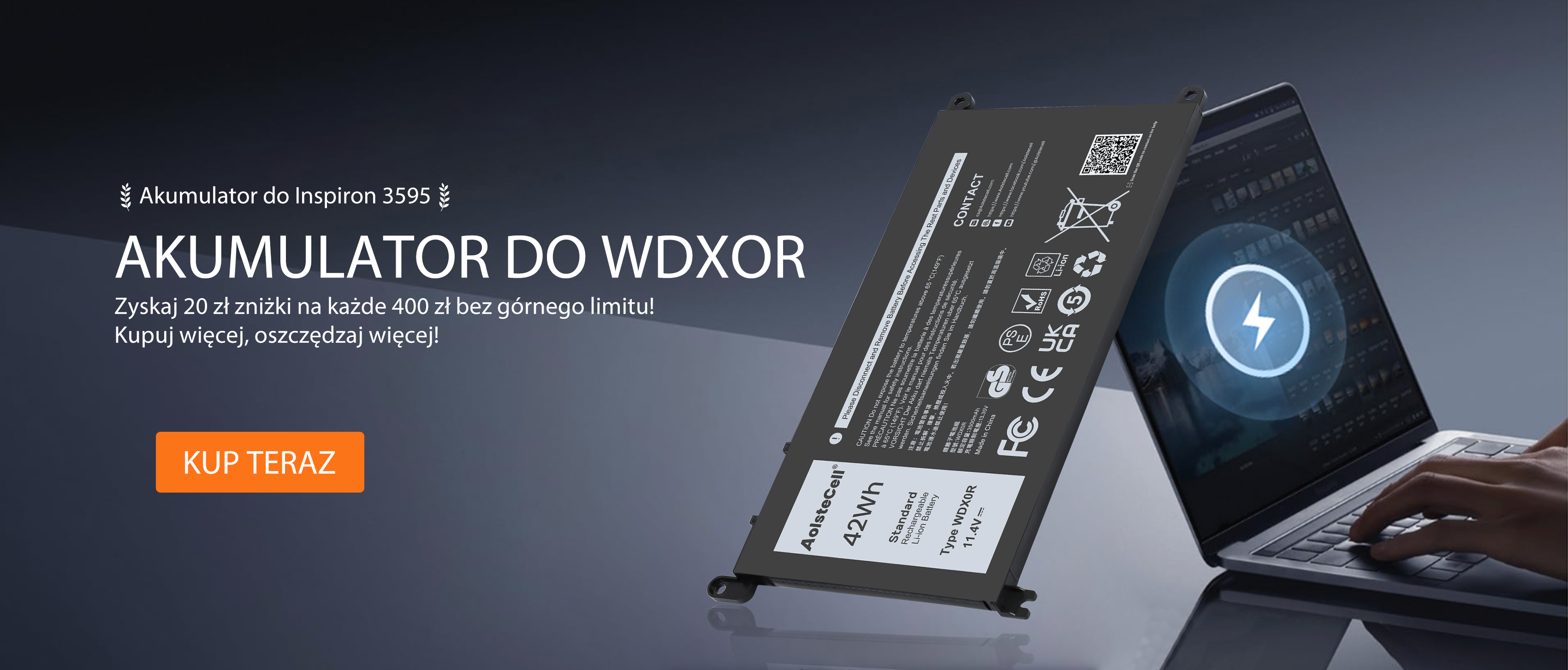 Bateria do dell wdxor