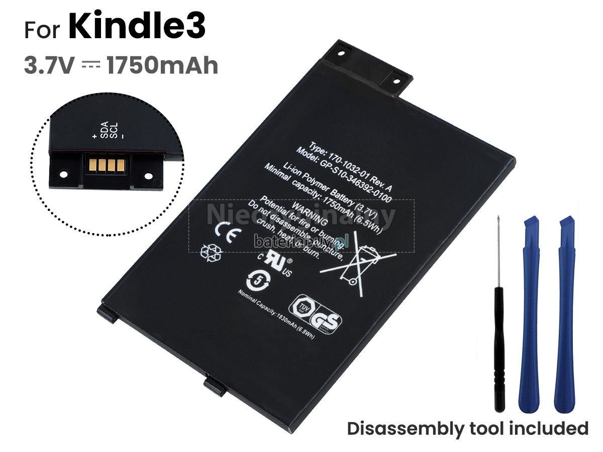 Amazon KINDLE3 3G batteria
