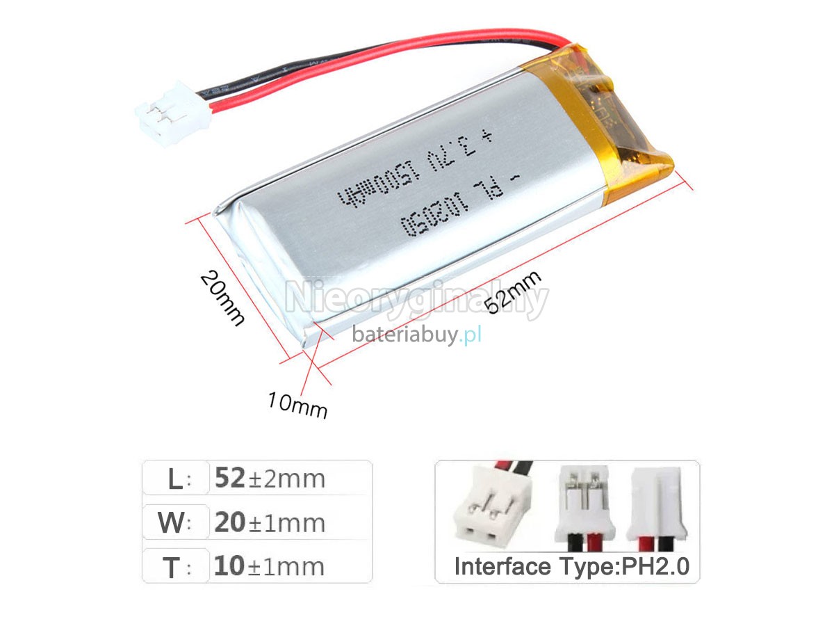 AolsteCell 102050 bateria