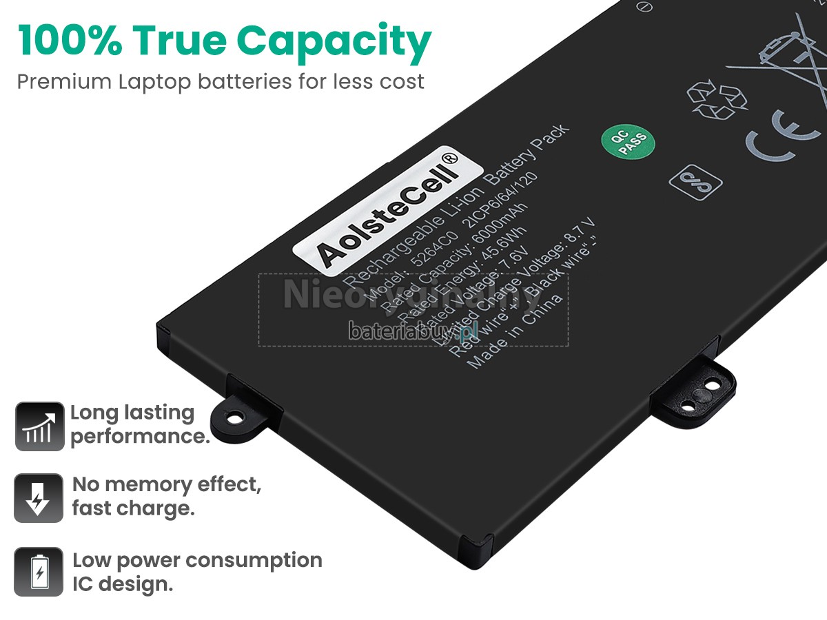 AolsteCell 5264C0 bateria