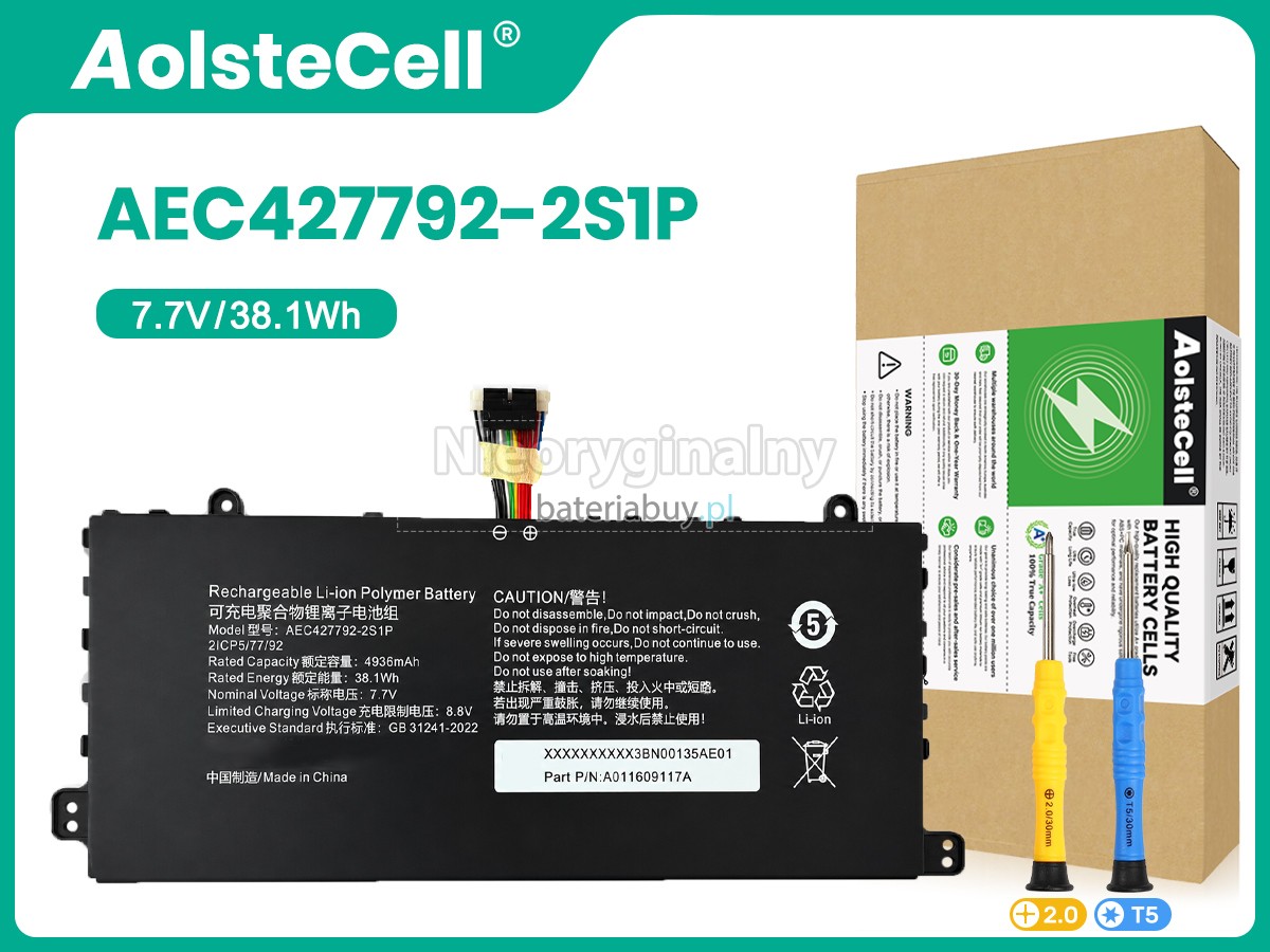 AolsteCell AEC427792-2S1P bateria