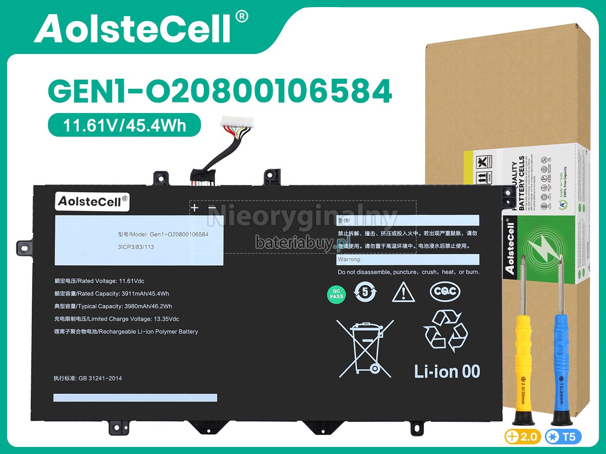 AolsteCell GEN1-O20800106584 bateria
