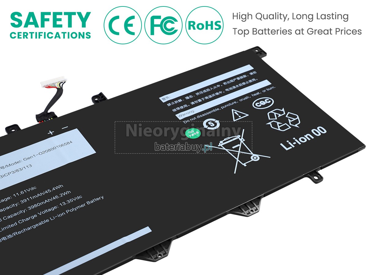 AolsteCell GEN1-O20800106584 bateria
