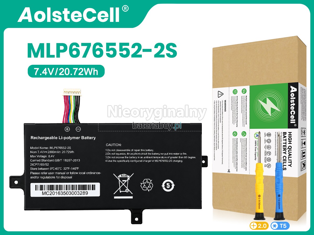 Bateria do Laptop AolsteCell MLP676552-2S