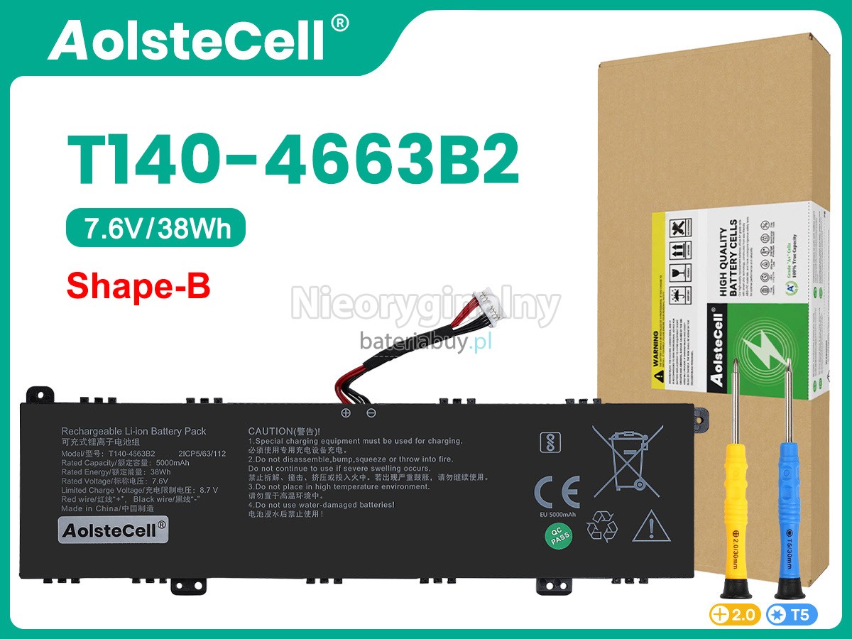 AolsteCell T140-4663B2 bateria