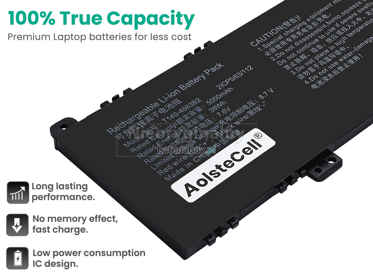 AolsteCell T140-4663B2 bateria