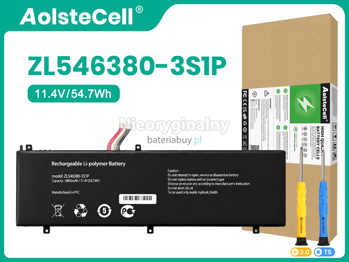 AolsteCell ZL546380-3S1P bateria