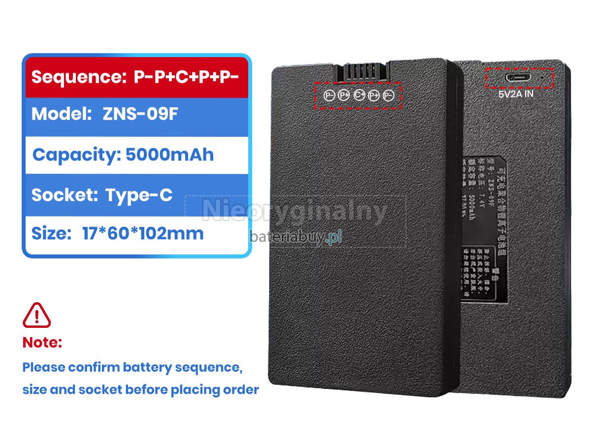 AolsteCell ZNS-09F1 bateria