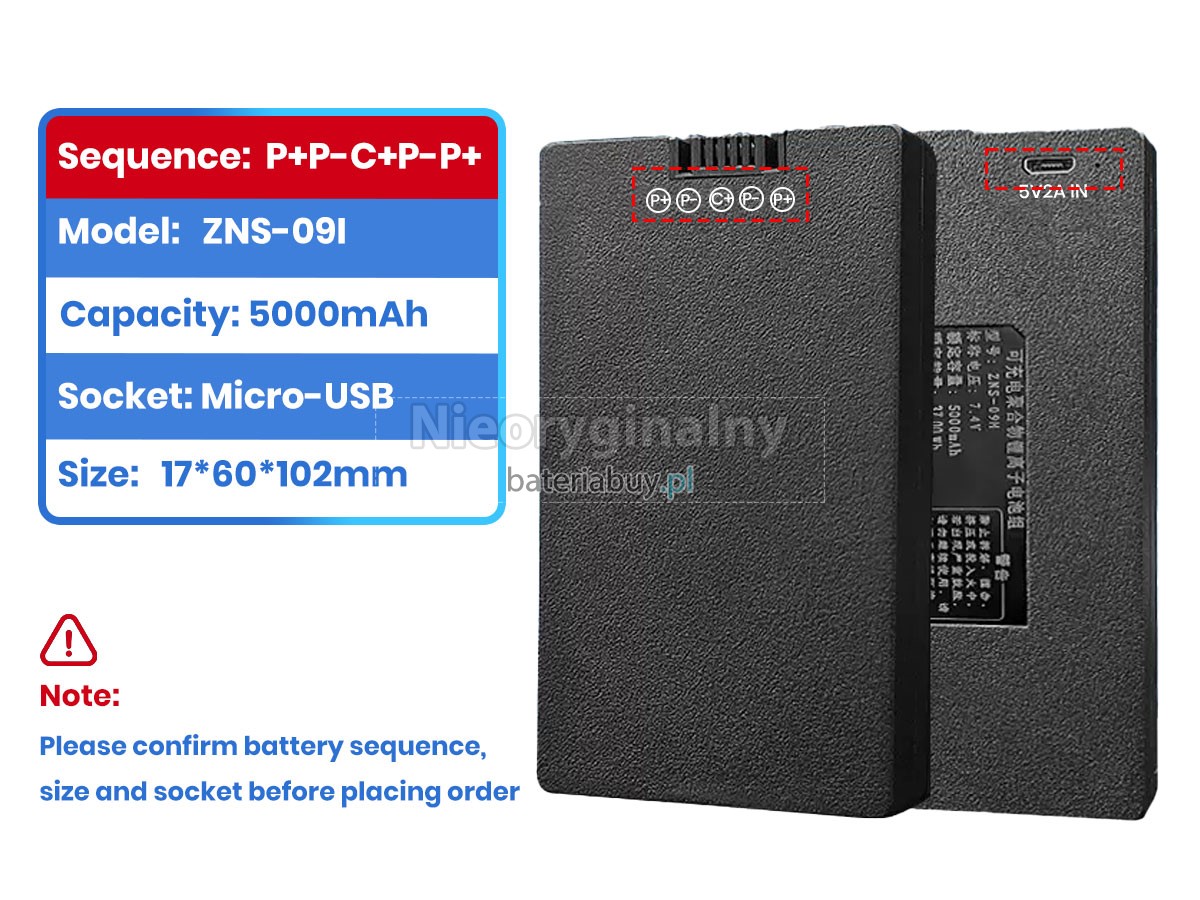 AolsteCell ZNS-09I bateria