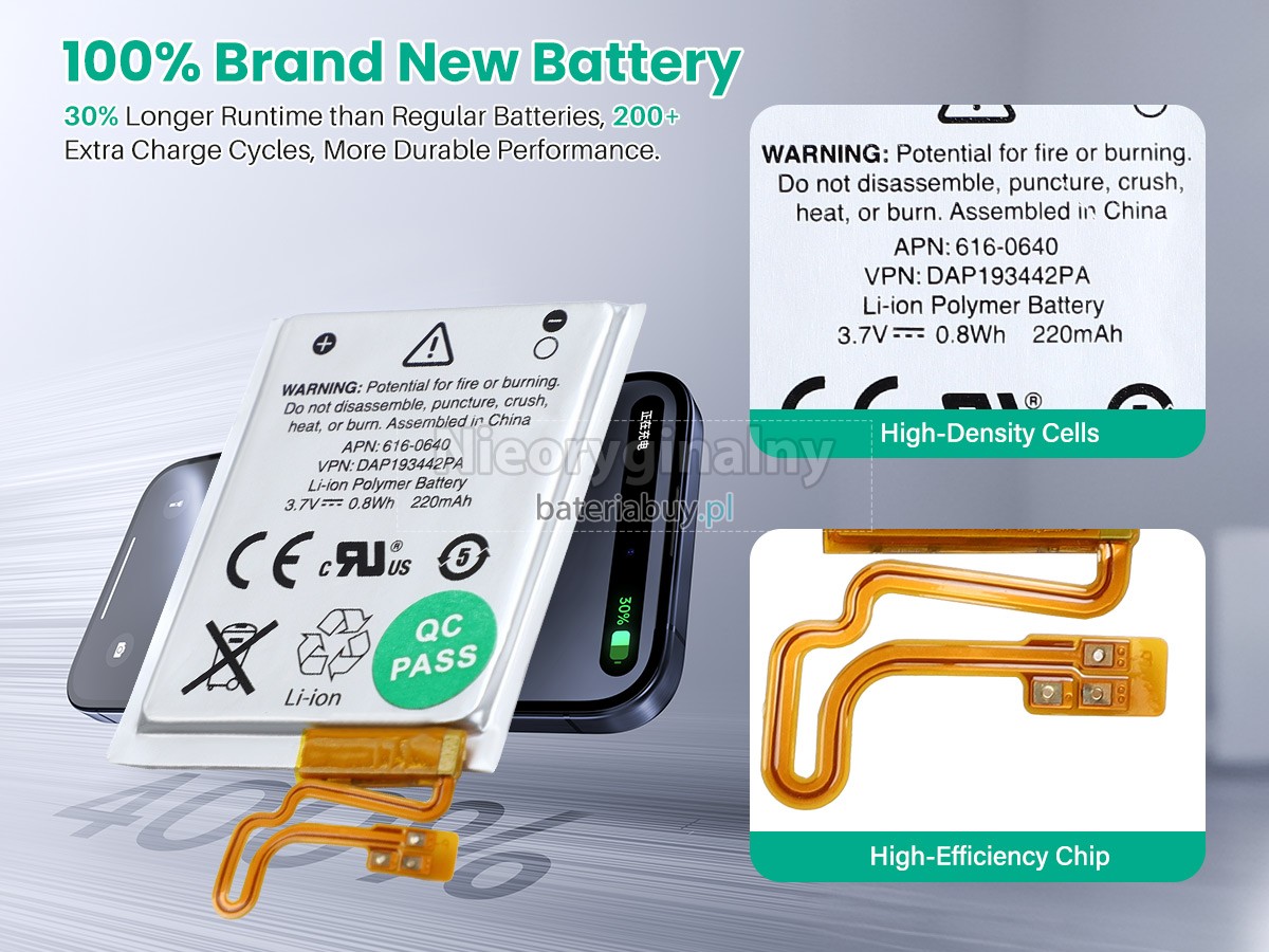 Apple IPOD NANO 7 bateria