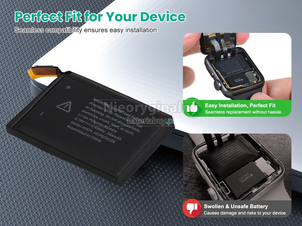 Apple WATCH Series 1 42MM bateria