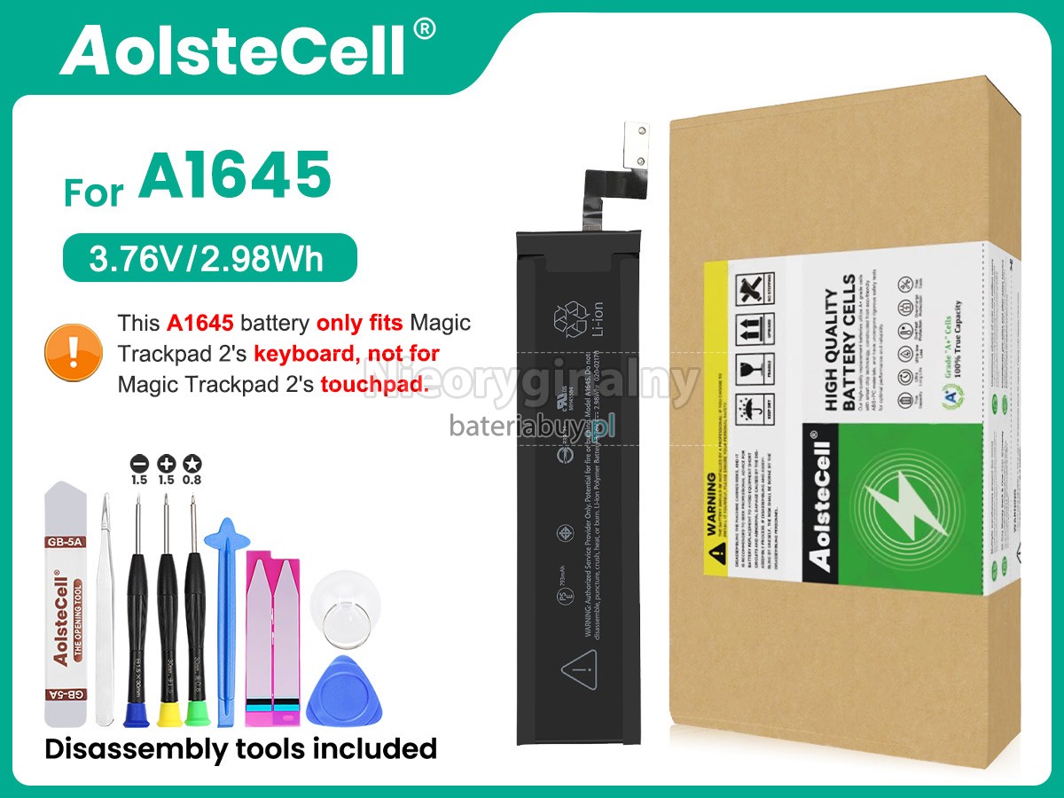 Apple MAGIC TRACKPAD 2 KEYBOARD bateria