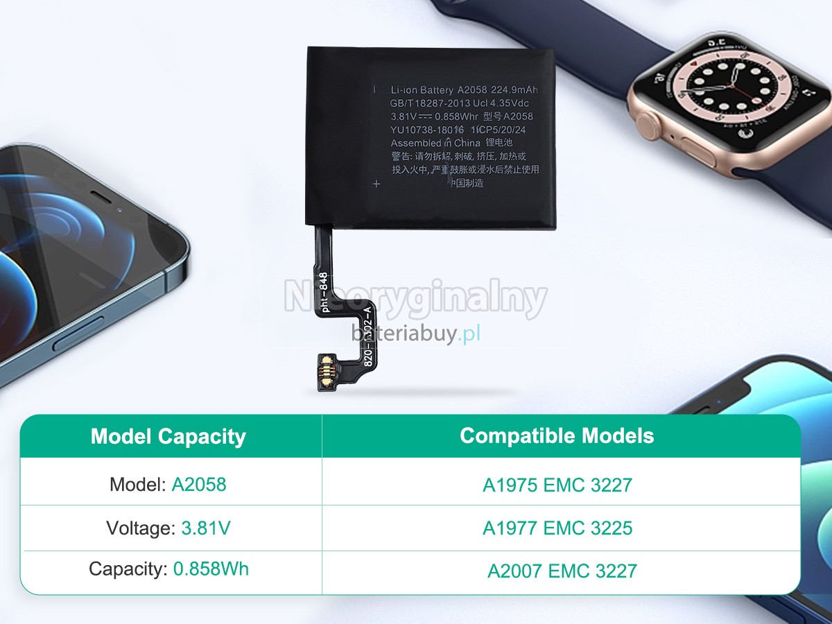 Apple WATCH Series 4 NIKE+ GPS 40MM bateria