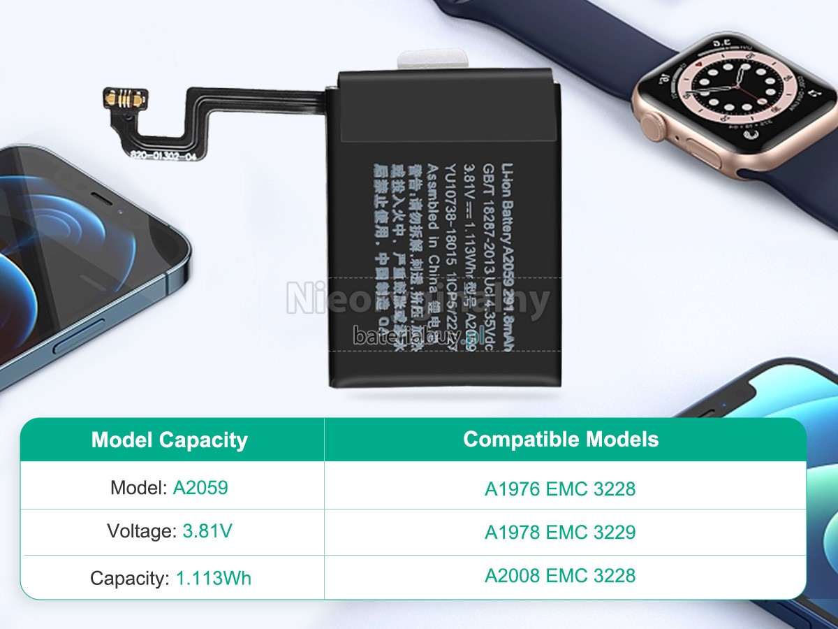 Apple WATCH Series 4 NIKE+ GPS 44MM bateria