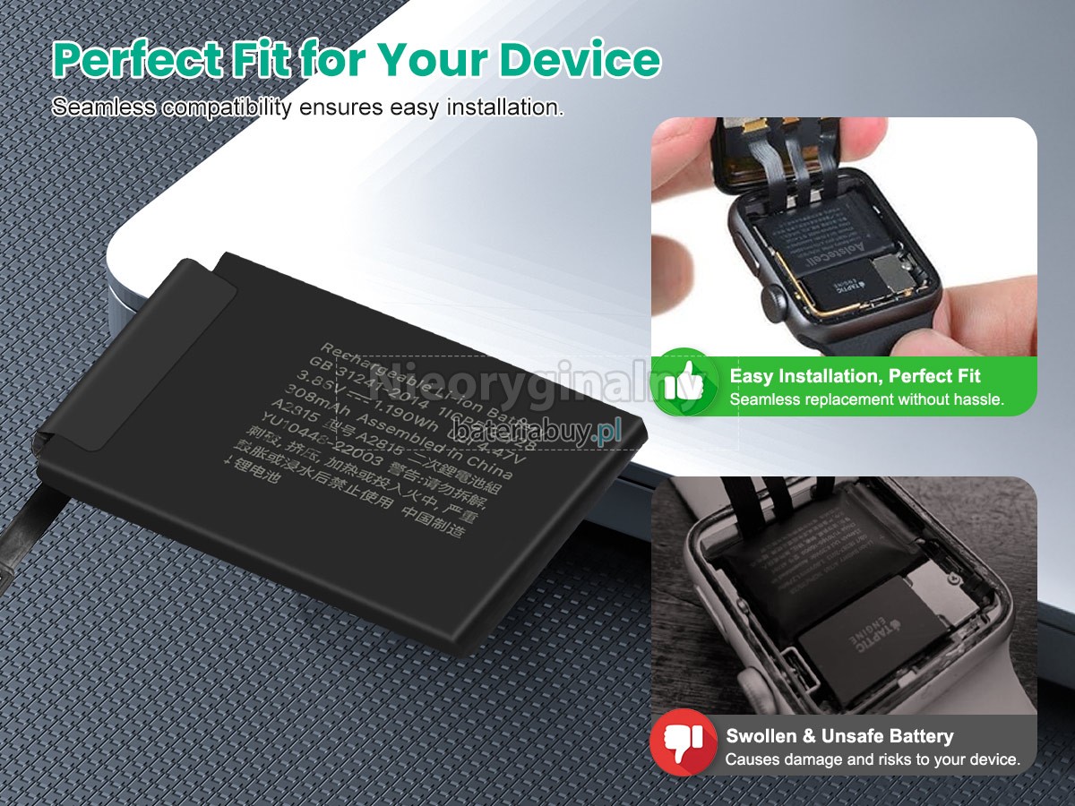 Apple A2774 EMC 8097 bateria