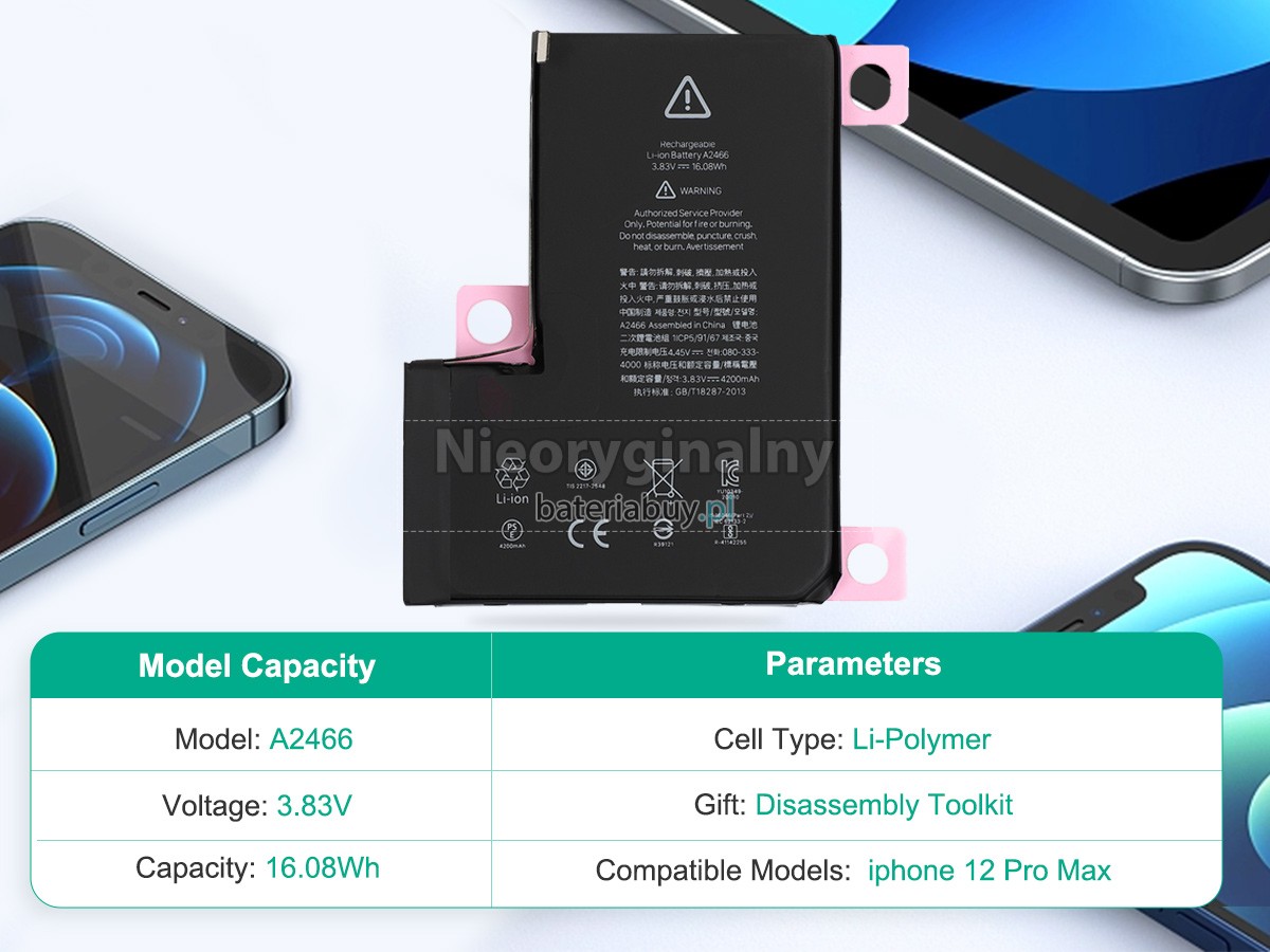 Apple IPHONE 12 PRO MAX bateria