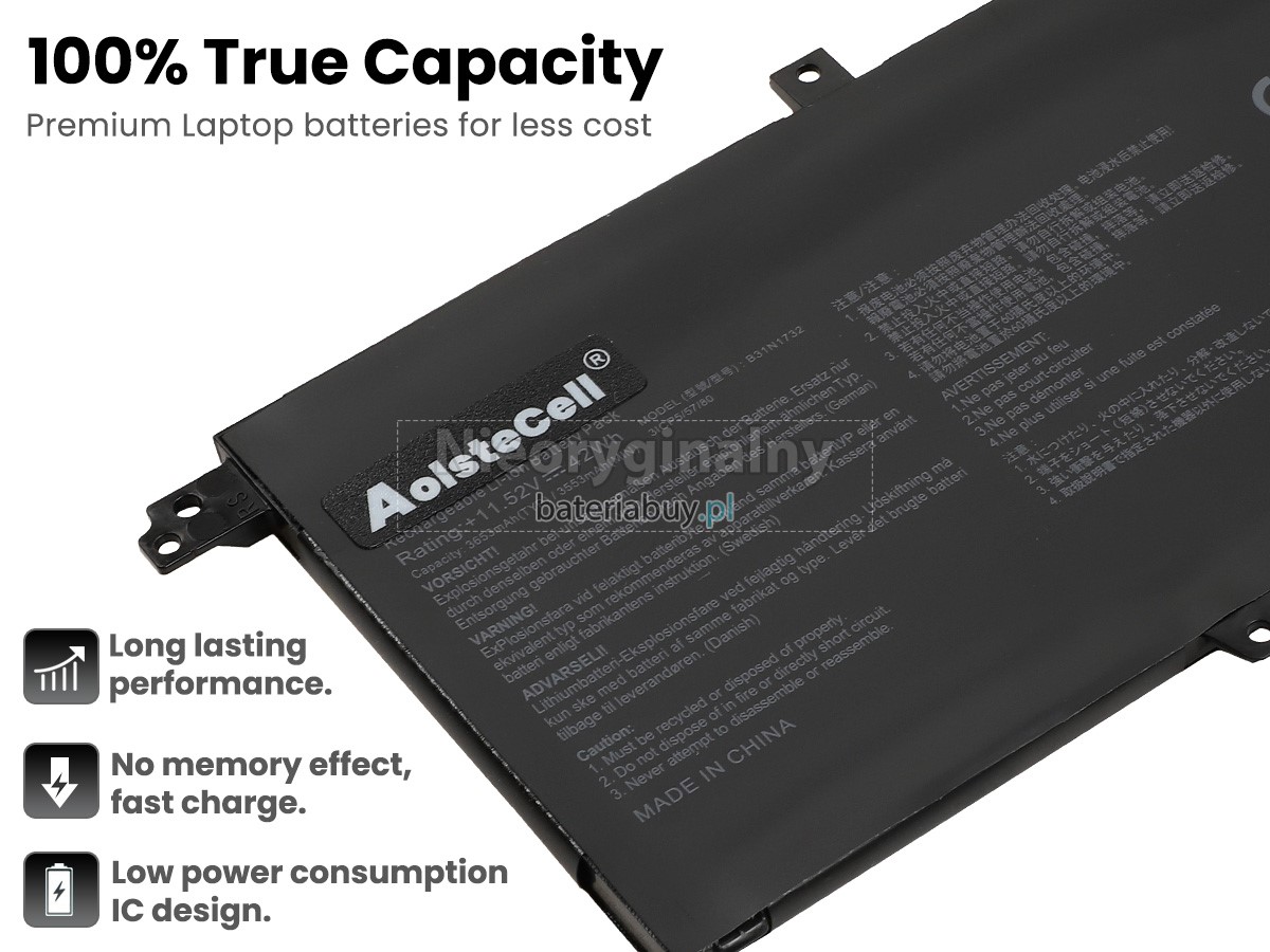 Asus X571GT batteria