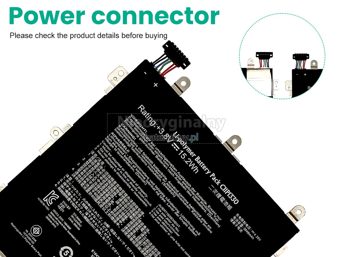 Asus MEMO Pad 8 ME181A bateria