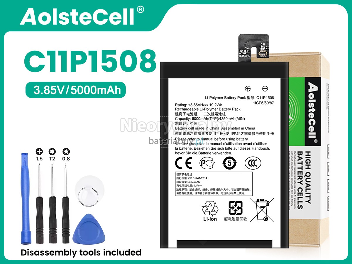 Asus C11P1508 bateria