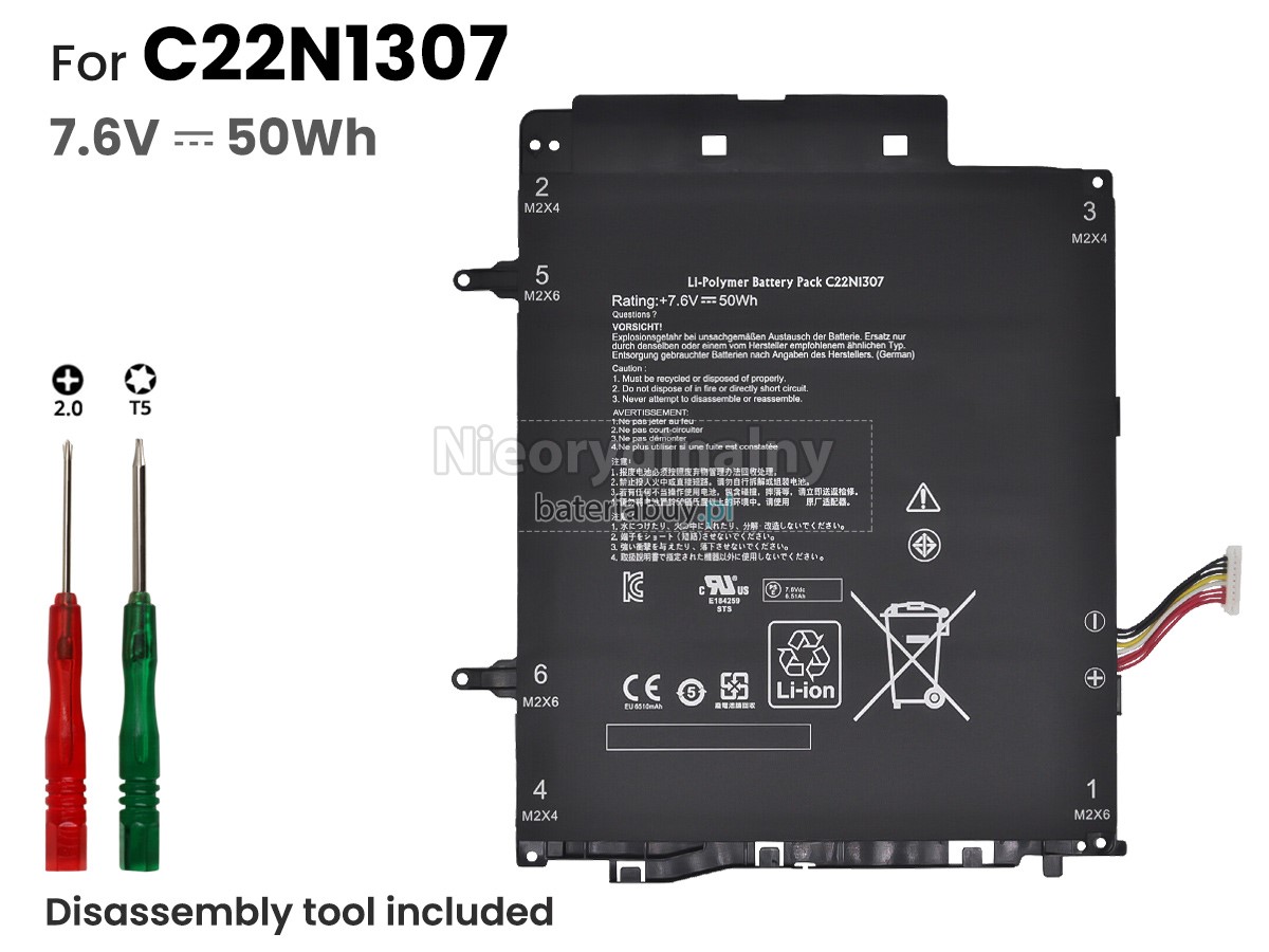 Asus Transformer Book T300LA-MN3-H-TP bateria
