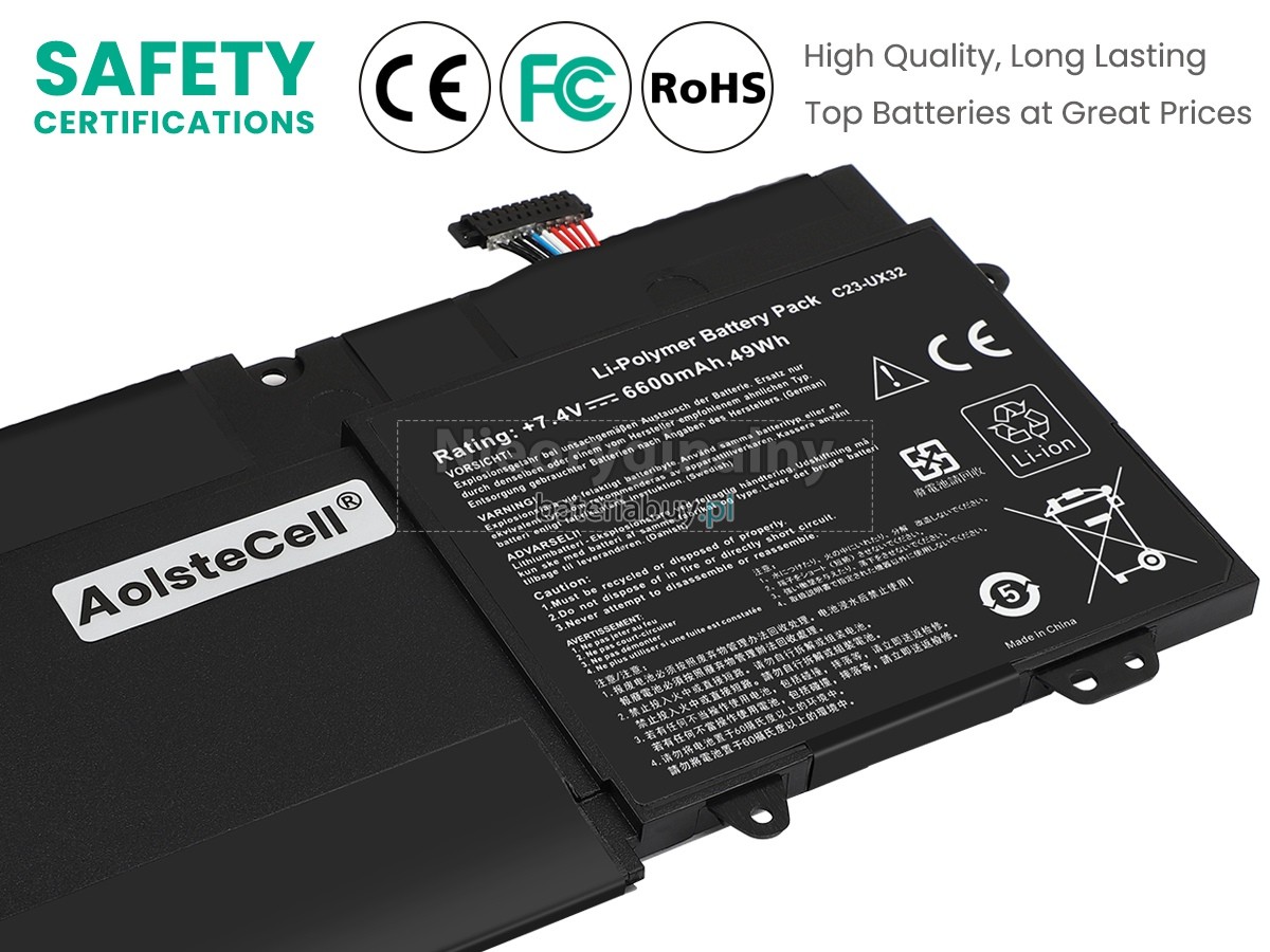 Asus VivoBook U38N-1A bateria