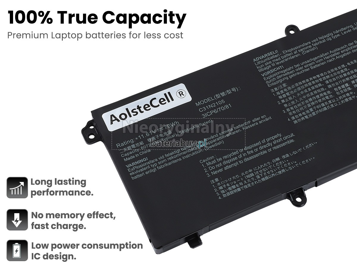 Bateria do Laptop Asus VivoBook F1605ZA-MB198W