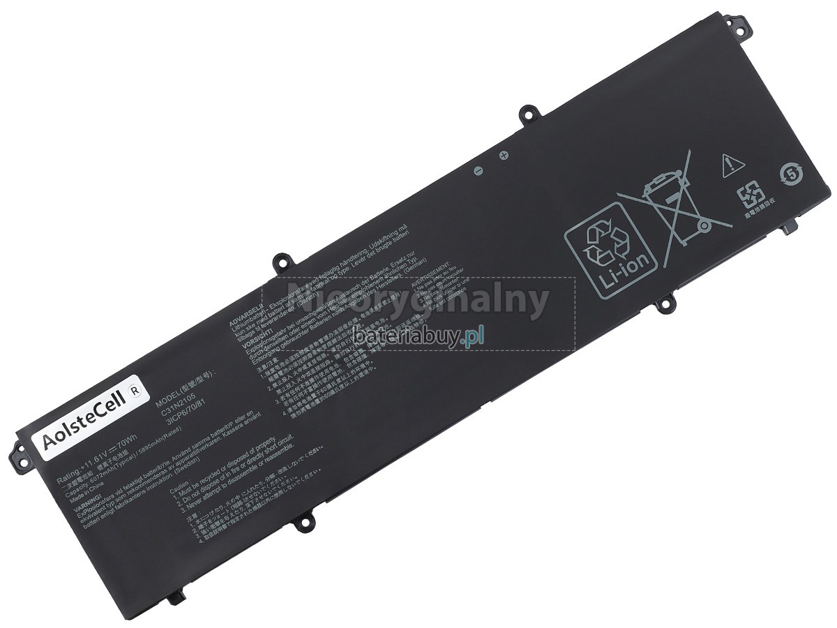Bateria do Laptop Asus VivoBook F1605ZA-MB198W